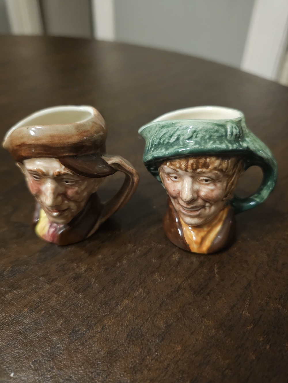 Vintage Royal Doulton "Arry & Arriet" Mini Character Jug Pair - 1939-1955 "A"
